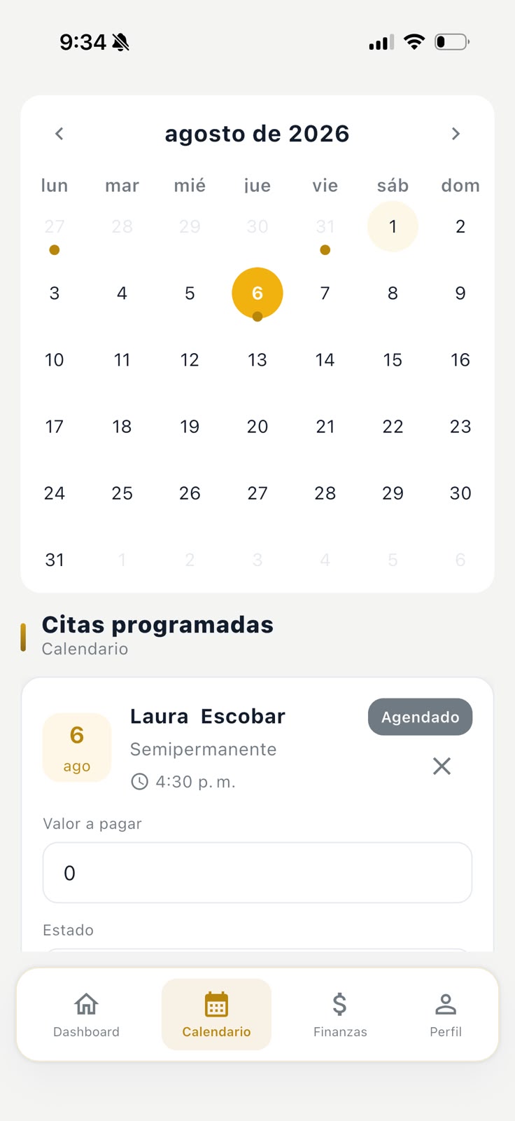Empleados móvil